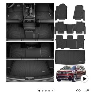 Black All-Weather Car Floor Mats